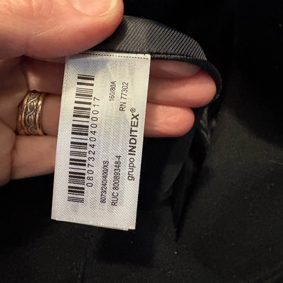 Cropped loose fit Peacoat - Picture 6 of 6